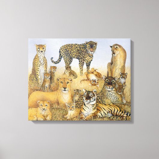 Toile Les grands chats (Recto)