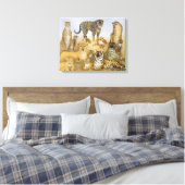 Toile Les grands chats (Insitu(Chambre))