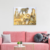 Toile Les grands chats (Insitu(Salon))