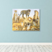 Toile Les grands chats (Insitu (Plancher de Bois))
