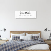 Toile Les grands-parents signent avec les grands-enfants (Insitu(Chambre))