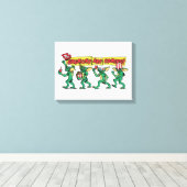 Toile Les Gremlins™ arrivent (Insitu (Plancher de Bois))