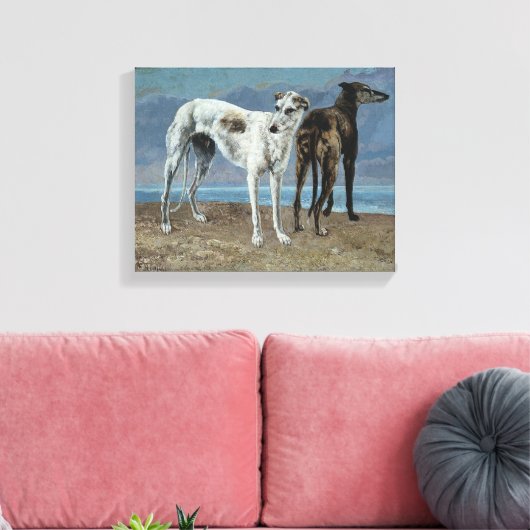 Toile Les Greyhounds de la Comte de Choisel (Insitu(Salon))
