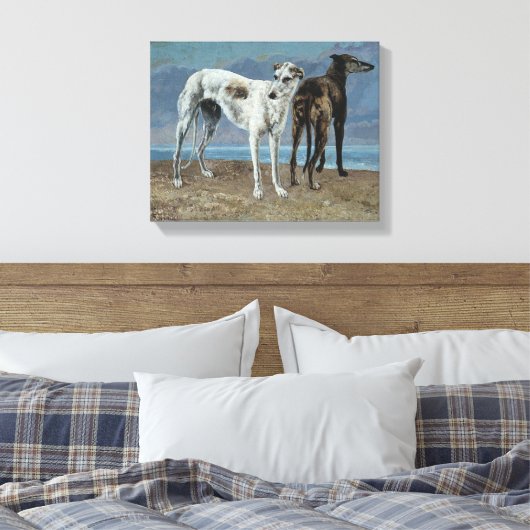 Toile Les Greyhounds de la Comte de Choisel (Insitu(Chambre))