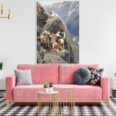 Toile Les guerriers d'Apache : une embuscade sur la cava (Insitu(Salon))