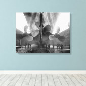 Toile Les hélices de Titanic (Insitu (Plancher de Bois))