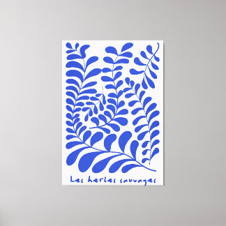Toile Les herbes sauvages, style Matisse