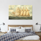 Toile Les Héridis barquentins de l'American Star Line (Insitu(Chambre))