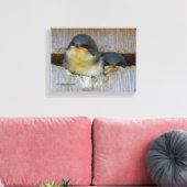 Toile Les hirondelles d'arbre regardent le grand monde (Insitu(Salon))