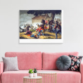 Toile Les Horse Guards à la bataille de Waterloo, engrav (Insitu(Salon))