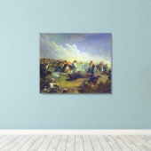 Toile Les hussards de la Garde attaquent près de Varsovi (Insitu (Plancher de Bois))