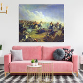 Toile Les hussards de la Garde attaquent près de Varsovi (Insitu(Salon))