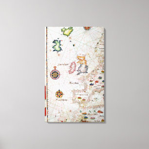 Toile Les îles britanniques, l'Ibérie et l'Afrique du