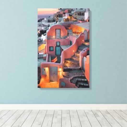 Toile Les îles grecques (Insitu (Plancher de Bois))