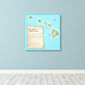 Toile Les îles Hawaiiennes (Insitu (Plancher de Bois))