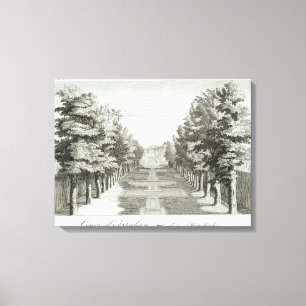 Toile Les jardins chez Tshehar-Bagh, Isphahan, from