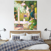 Toile Les jardins de la maison familiale Sorolla (1920) (Insitu(Chambre))