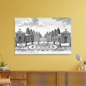 Toile Les jardins du comte Althan, Vienne, de 'Vorstel (Insitu(Salon))