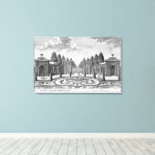 Toile Les jardins du comte Althan, Vienne, de 'Vorstel (Insitu (Plancher de Bois))