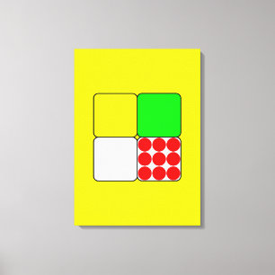 Toile Les Jerseys de course de vélo 3 Jaunes