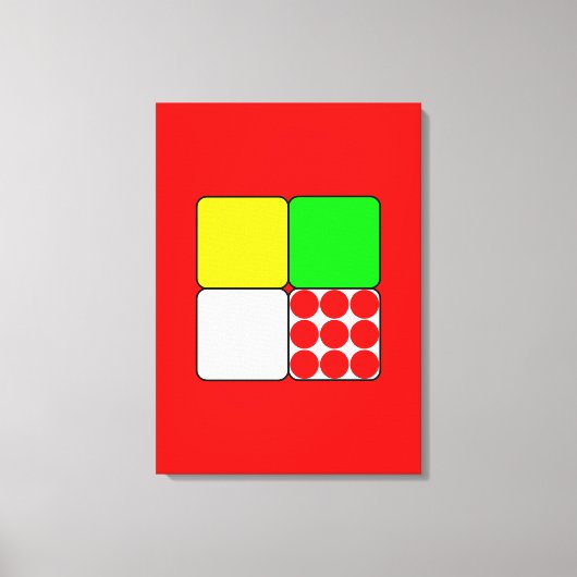 Toile Les Jerseys de course de vélo 3 Rouge (Recto)