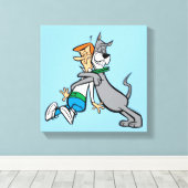 Toile Les Jetsons | George & Astro Hug (Insitu (Plancher de Bois))
