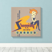 Toile Les Jetsons | Le shopping est ma thérapie (Insitu (Plancher de Bois))