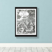 Toile Les jeunes et les lutteurs (Insitu (Plancher de Bois))