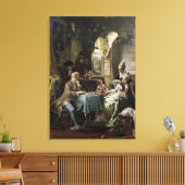 Toile Les joueurs d'échecs, 1887 2 (Insitu(Salon))