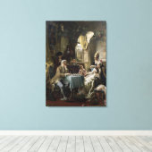 Toile Les joueurs d'échecs, 1887 2 (Insitu (Plancher de Bois))