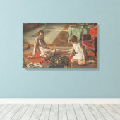 Toile Les joueurs d'échecs (par John Lavery) (Insitu (Plancher de Bois))