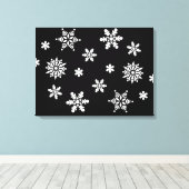 TOILE LES LAMPES À NEIGE D'HIVER (Insitu (Plancher de Bois))