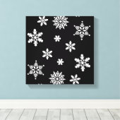TOILE LES LAMPES À NEIGE D'HIVER (Insitu (Plancher de Bois))