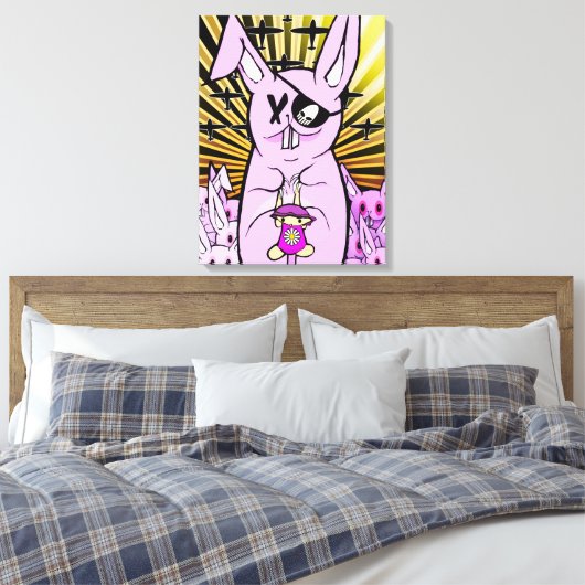 Toile Les lapins 2012 (Insitu(Chambre))