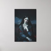 Toile Les larmes de la tempête (Recto)