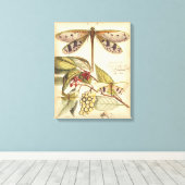 Toile Les libellules aux Feuilles et aux fruits (Insitu (Plancher de Bois))