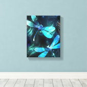 Toile Les libellules du lac (Insitu (Plancher de Bois))