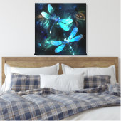 Toile Les libellules du lac (Insitu(Chambre))