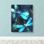 Toile Les libellules du lac (Insitu (Plancher de Bois))