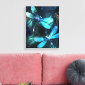 Toile Les libellules du lac (Insitu(Salon))