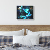 Toile Les libellules du lac (Insitu(Chambre))