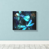 Toile Les libellules du lac (Insitu (Plancher de Bois))