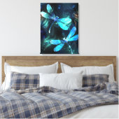 Toile Les libellules du lac (Insitu(Chambre))