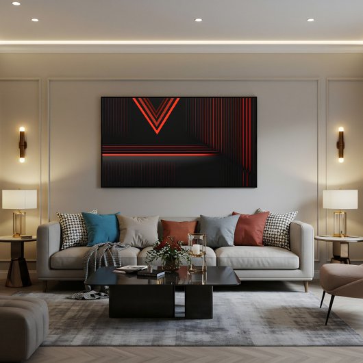 Toile Les lignes de l'avenir