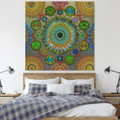 Toile Les lois de la Brachyura symbolique art mandala (Insitu(Chambre))