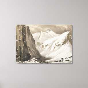 Toile Les luges arrivant à Southern Depot, de '