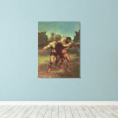 Toile Les lutteurs, 1853 (Insitu (Plancher de Bois))