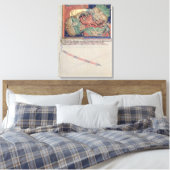 Toile Les mâchoires de l'enfer avalent le dragon rouge (Insitu(Chambre))