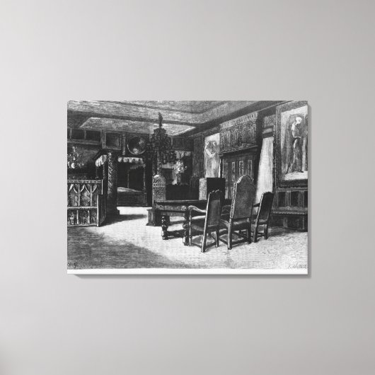 Toile Les maisons de Victor Hugo (Recto)