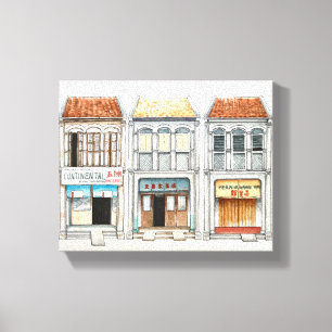 Toile Les maisons du patrimoine Penang
